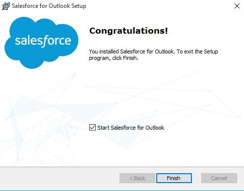download the salesforce for outlook installer